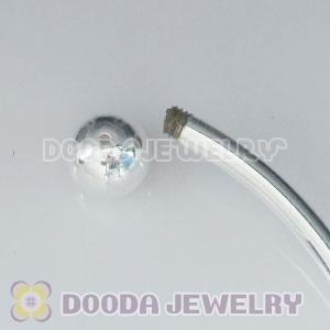 Wholesale European style silver plated bangle