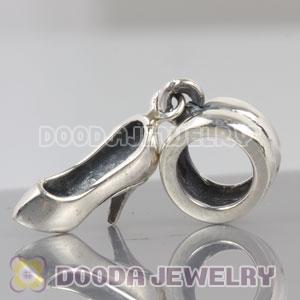 S925 Sterling Silver European Charms with Screw Dangle Shoe