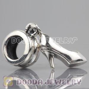 S925 Sterling Silver European Charms with Screw Dangle Shoe