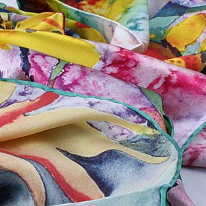 Picture of Designer Silk scarves 170×50CM Natural long silk scarves 