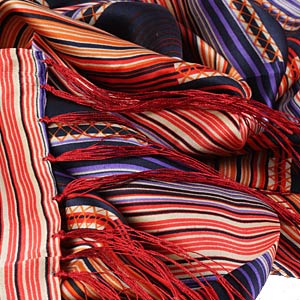 Picture of Long Oblong Fringed silk scarf 170×50CM silk scarves for painting